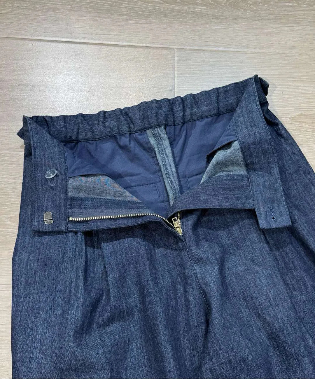 Spring high quality denim pant suits 250210