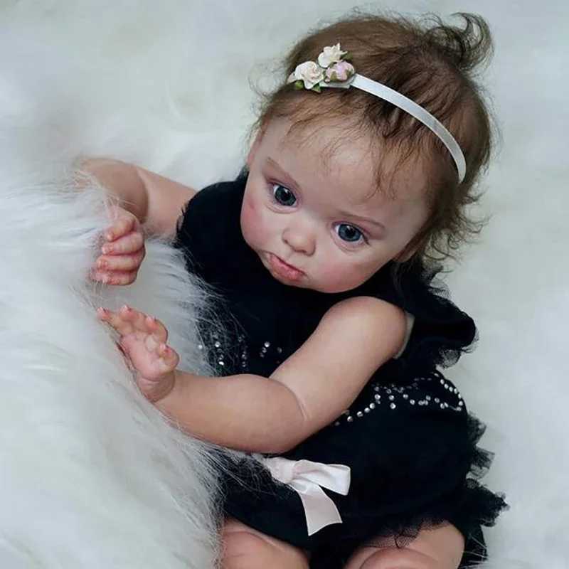 24inch Unfined Unpainted Kit Adelaide Doll Parts Toddler Size Reborn Doll Kit Fresh Color with Coth Body X250210