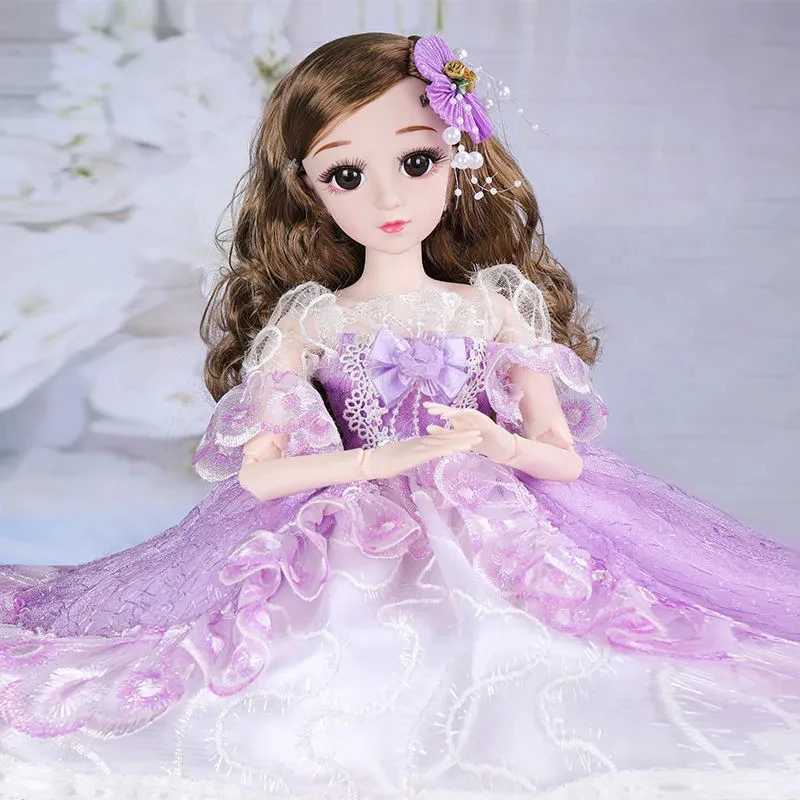60cm Fashion Girl Dolls Large Handmade 1/3 Doll Full Set 15 Jointed Doll Girls Toys for Children Kids Gif Fashion Doll X250210