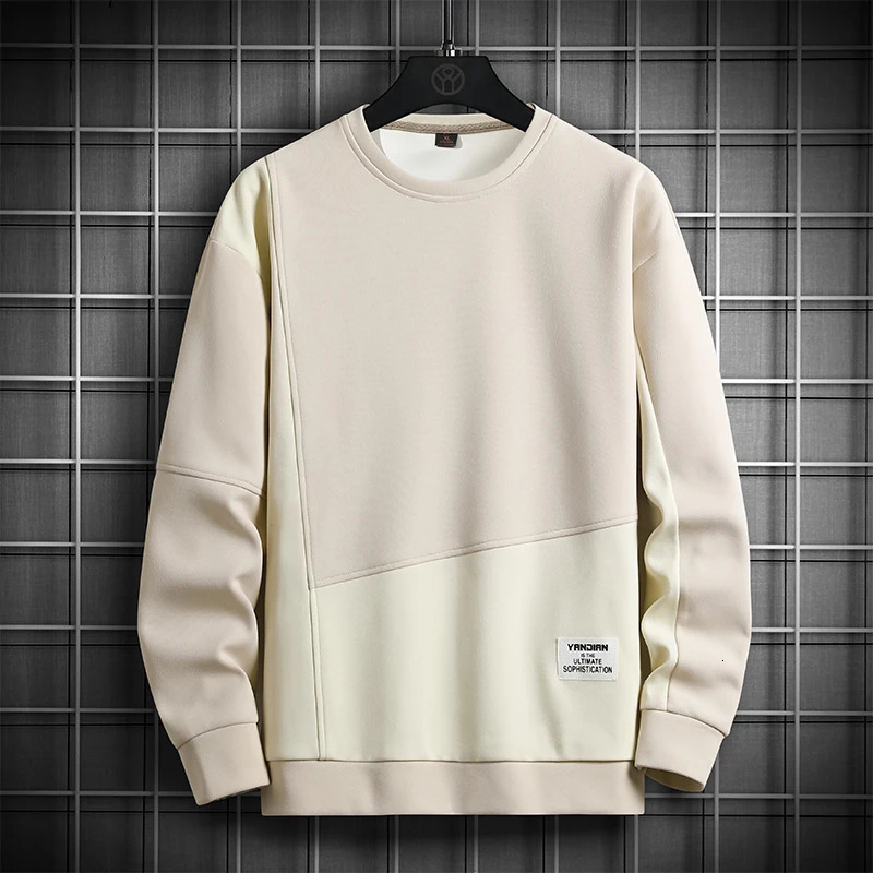 S-5XL Plus Spring Autumn Mens Hoodie Harajuku Korean Streetwear Sweatshirt Men Casual Men Clothing Trend Long Sleeve Hoodies 250210