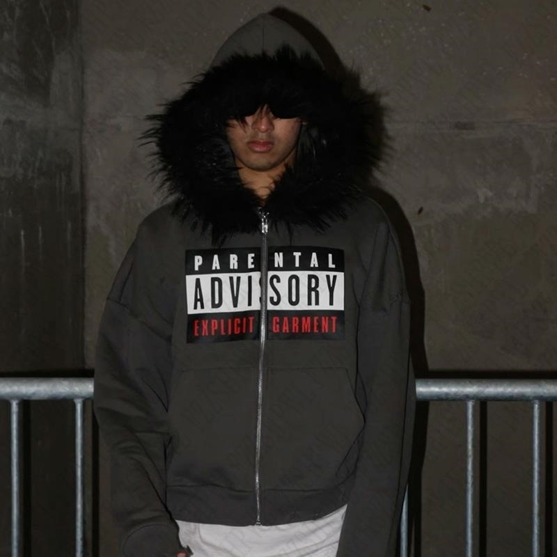 Casual Harajuku Letter Print Y2K Zip up hoodie Hip Hop Streetwear Zipper Hoodie sweatshirt Punk Vintage Oversized Rock Goth Top 250109Z