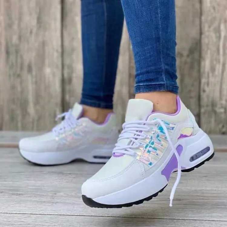 Women Sneakers Summer Autumn Sport Shoes Size 36-43 Woman Platform Trainers Ladies Tenis Feminino Red Blue Zapatos 1693C250210
