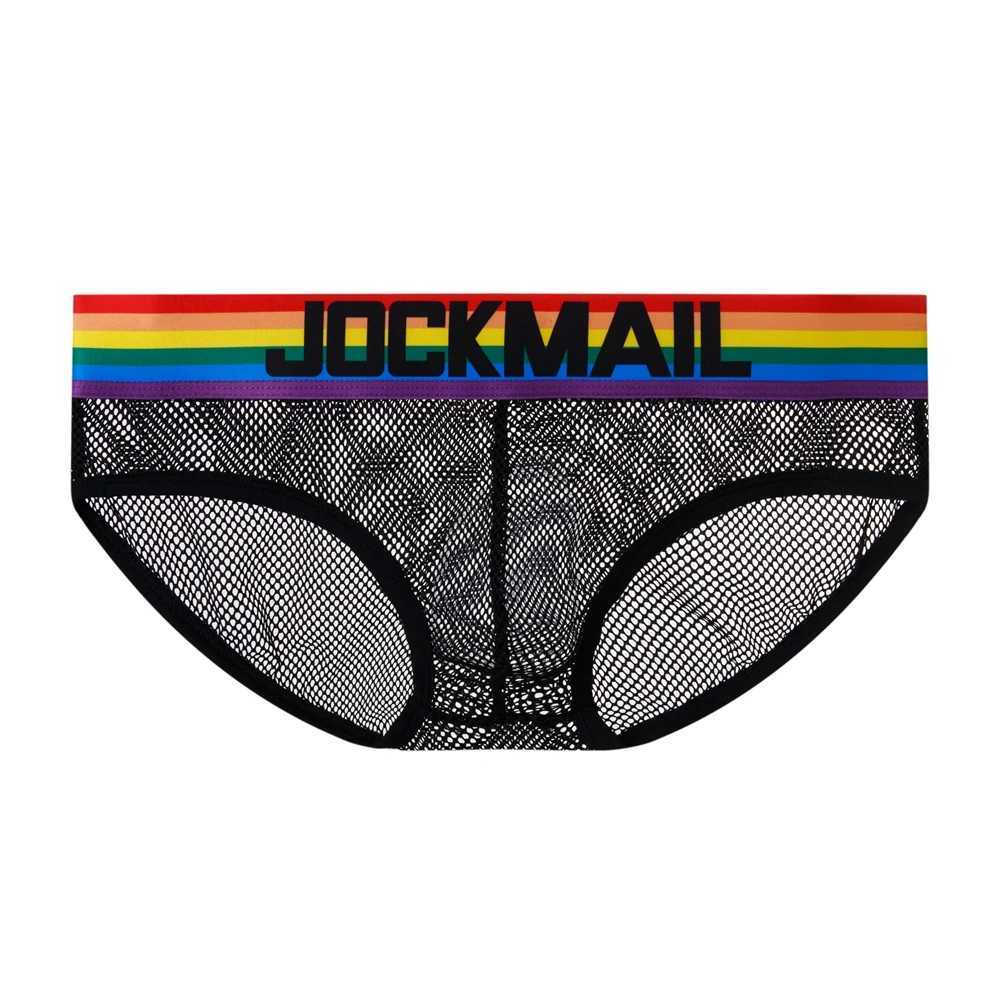 Sexy Men Underwear Breathable Mens Briefs Underpants Modal Comfortable Cucumber Gay Pants Slips Men Rainbow Male Panties W250210