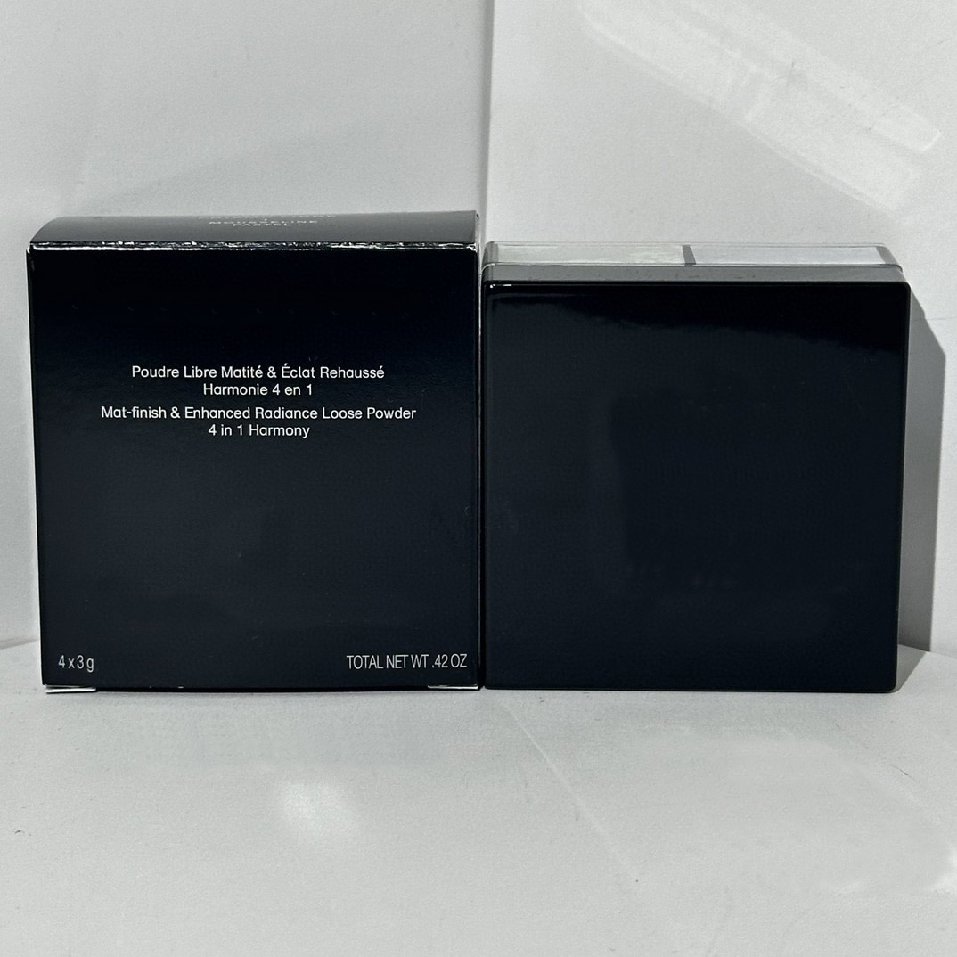 New Arrive 12g Quality Brand Face Loose Powder Designer Face Makeup 4 Colors Mat-Finish Enhanced Radiance Loose Powder 4 In 1 E720