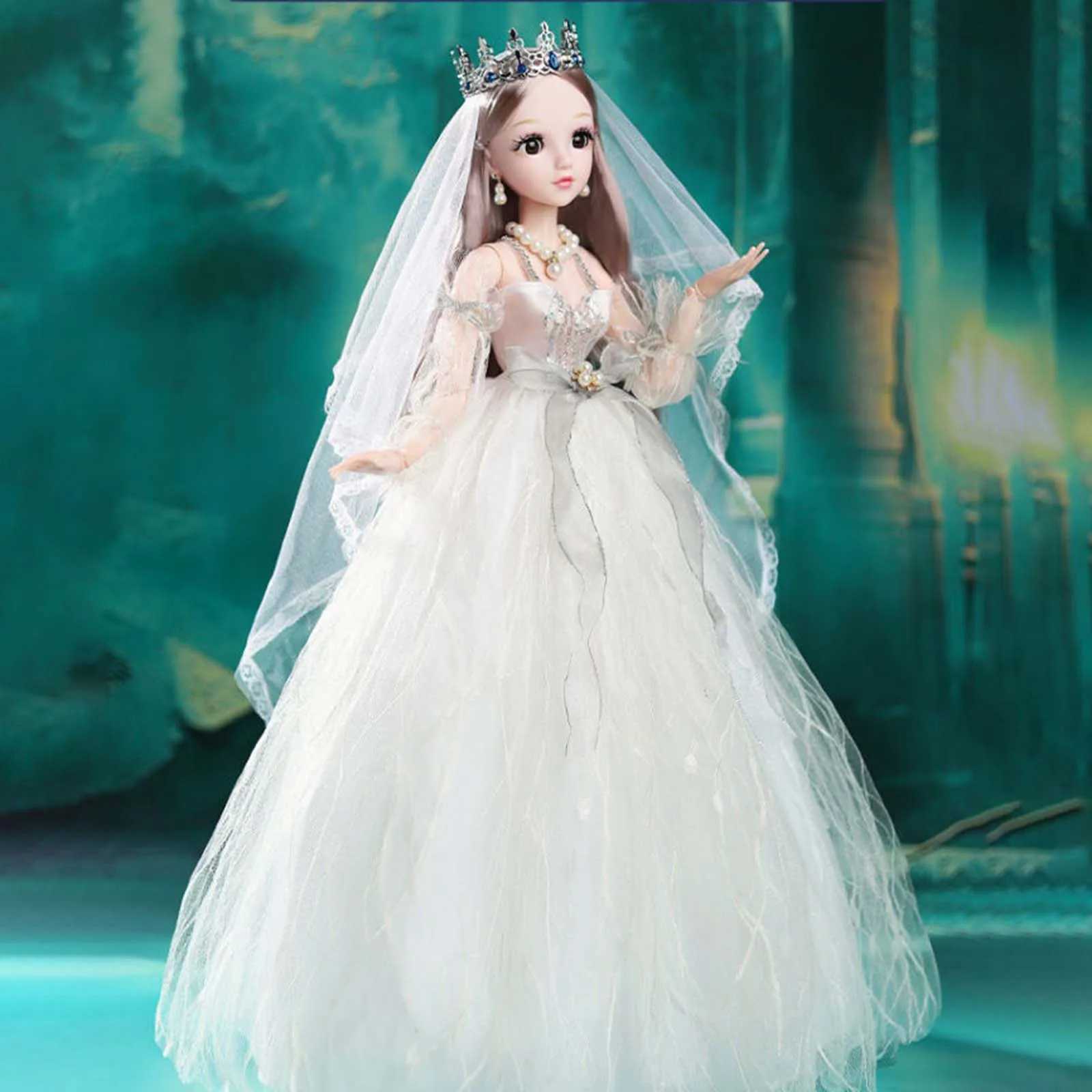 60 cm Adorable Princess Fashion Doll Ball Jointed Doll With Clothes Dress Makeup Musical for Kids Girl Best Gift Doll Playset X250210