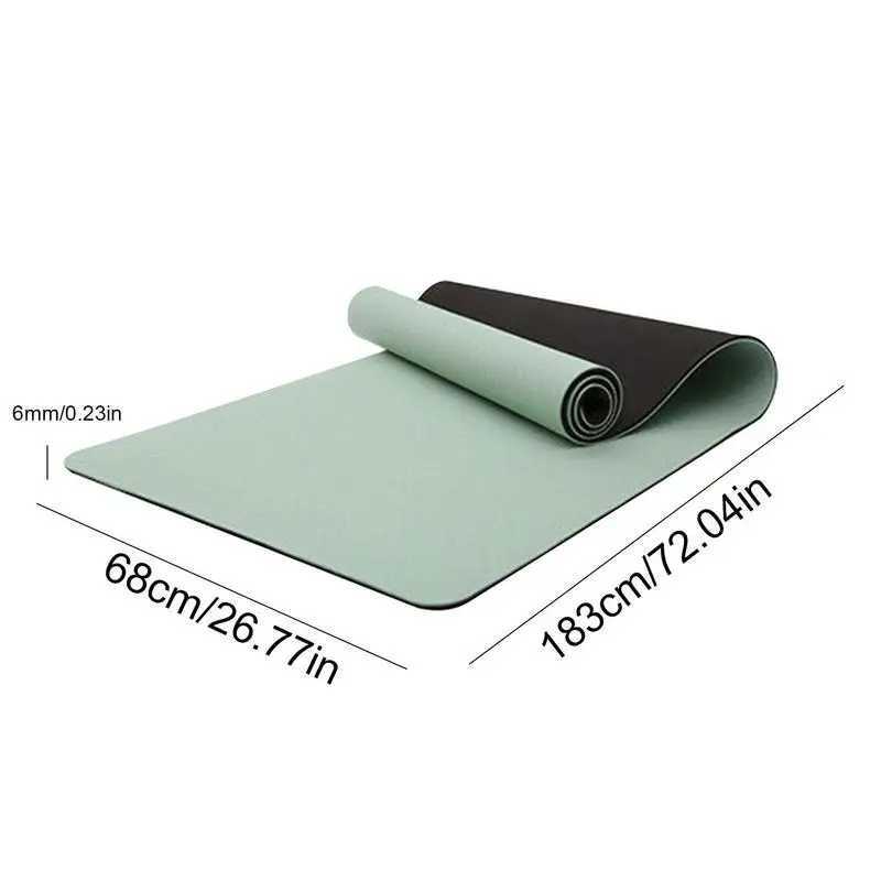 Yoga Mat Anti-skid Sports Fitn Mat 6MM-8MM Thick EVA Comfort Yoga Matt For Exercise Yoga And Pilates Gymnastics MatXJ250210