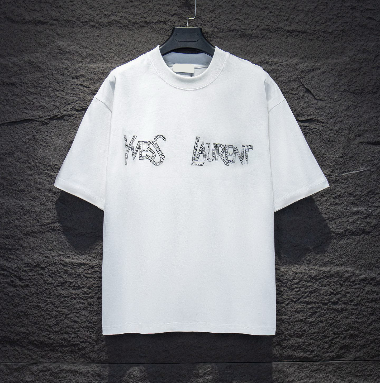 Men's Plus Tees & Polos Round neck embroidered and printed polar style summer wear with street pure cotton 53F3