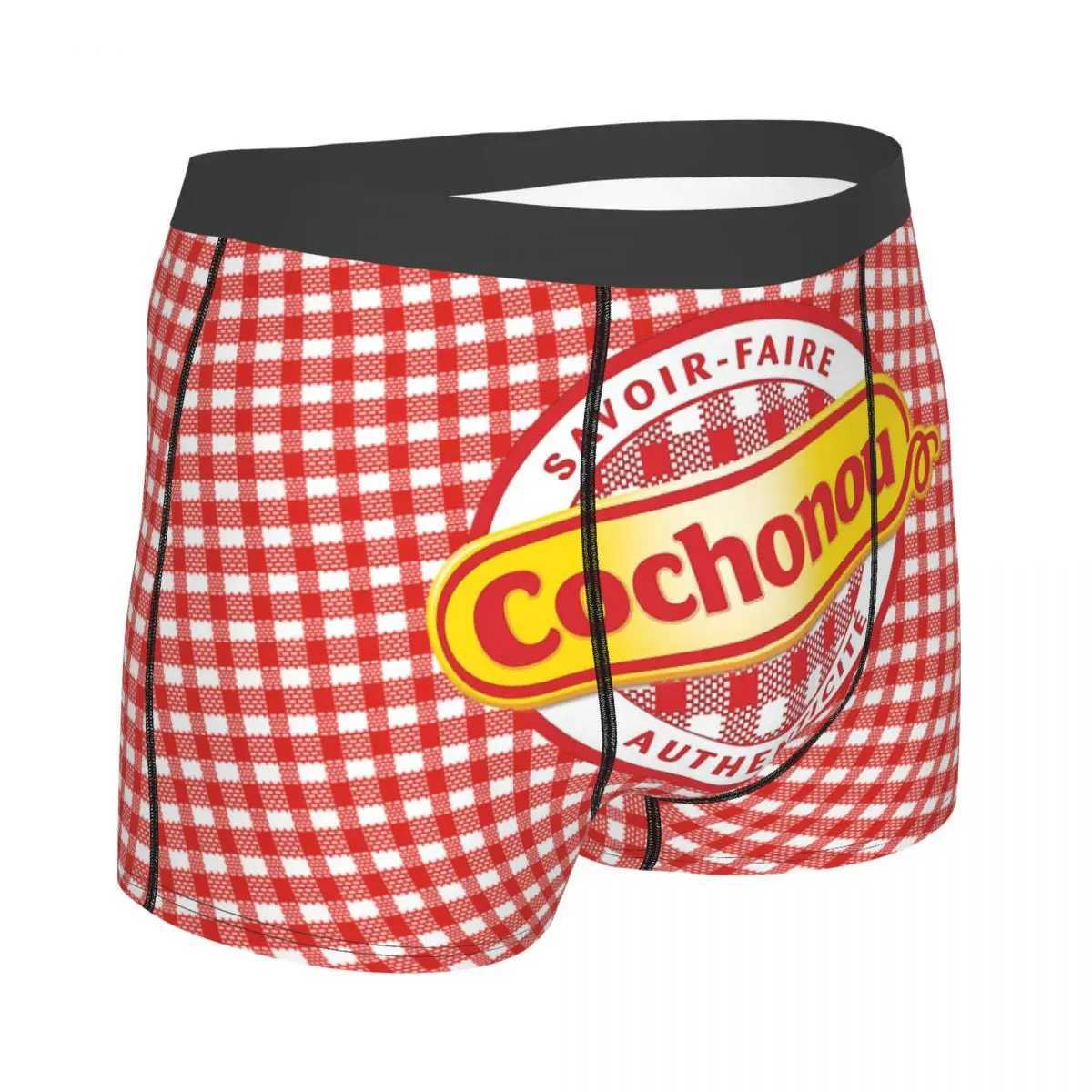 Pig Cochonou Mens Printed Boxing Underwear Cochonou Underwear High Breathability High Quality Gift Creativity W250210