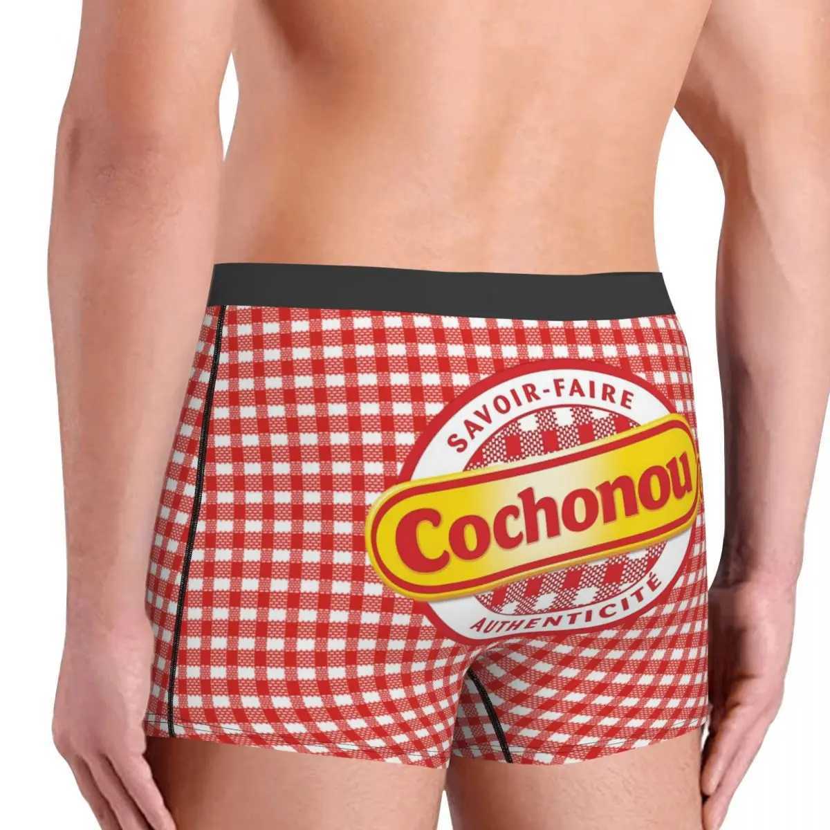 Pig Cochonou Mens Printed Boxing Underwear Cochonou Underwear High Breathability High Quality Gift Creativity W250210
