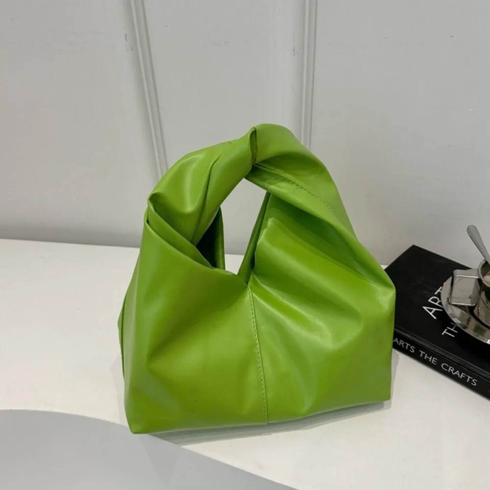 Simple Large Capacity Simple Pleated Handbag Square Soft Women Tote Bag Stylish PU Leather Single-shoulder Bag Travel 250207