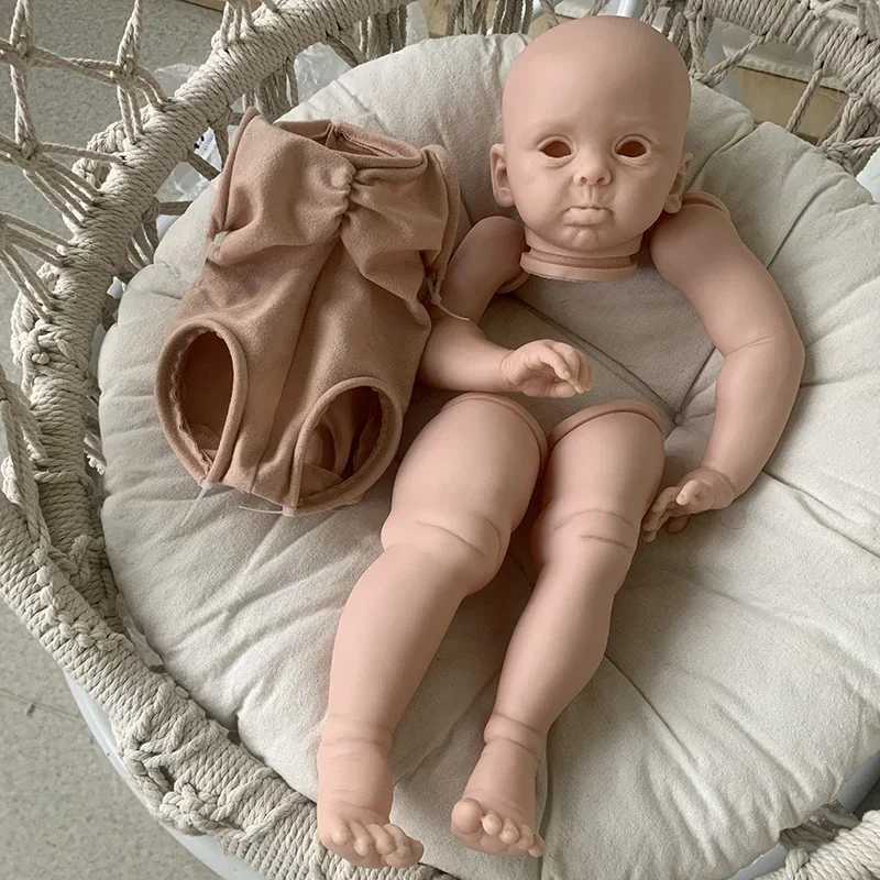 24inch Unfined Unpainted Kit Adelaide Doll Parts Toddler Size Reborn Doll Kit Fresh Color with Coth Body X250210