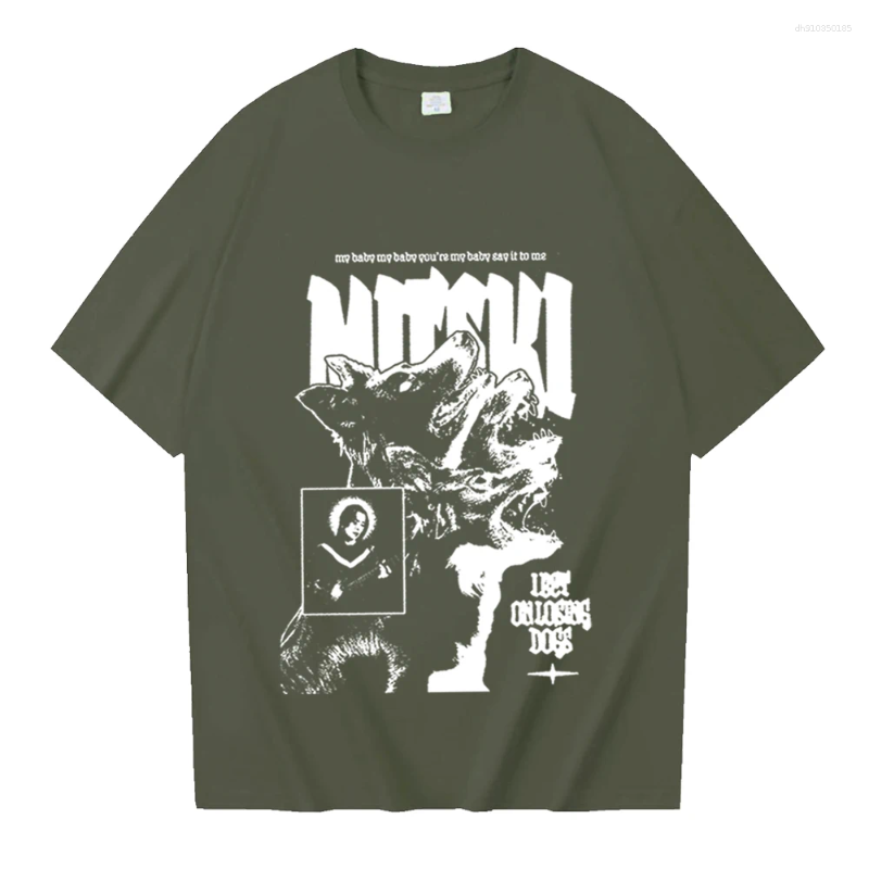 Men's T Shirts Mitski I Bet On Losing Dogs T-shirt Merch Fan Unisex Casual T-Shirts