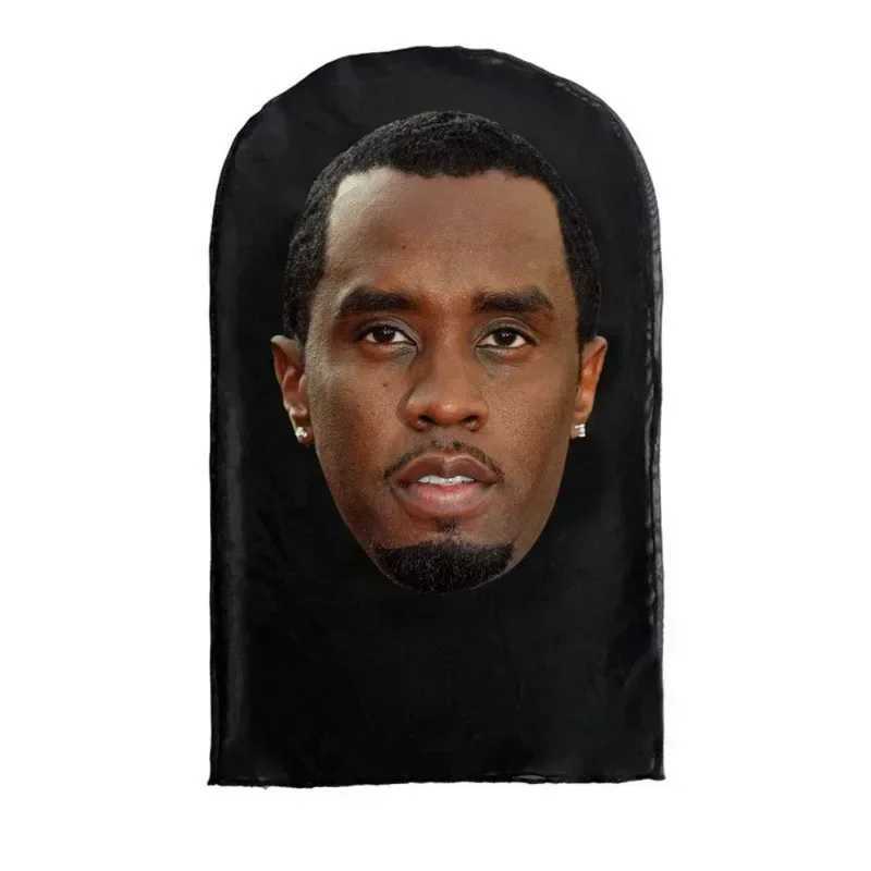 New 3D Printed Fl Face Seamless And Face Mask Celebrity Face Men Party Supply Cosplay Prop Novel Hip Hop Fashion Hood Party Y250210