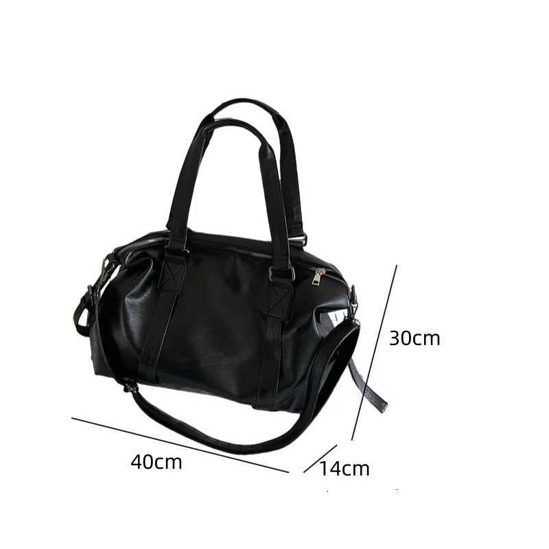 Casual PU Leather Womens s Simple High-capacity Shoulder Bags Solid Color Crossbody Bags Travel Luggage Ladies HandbagsC250210