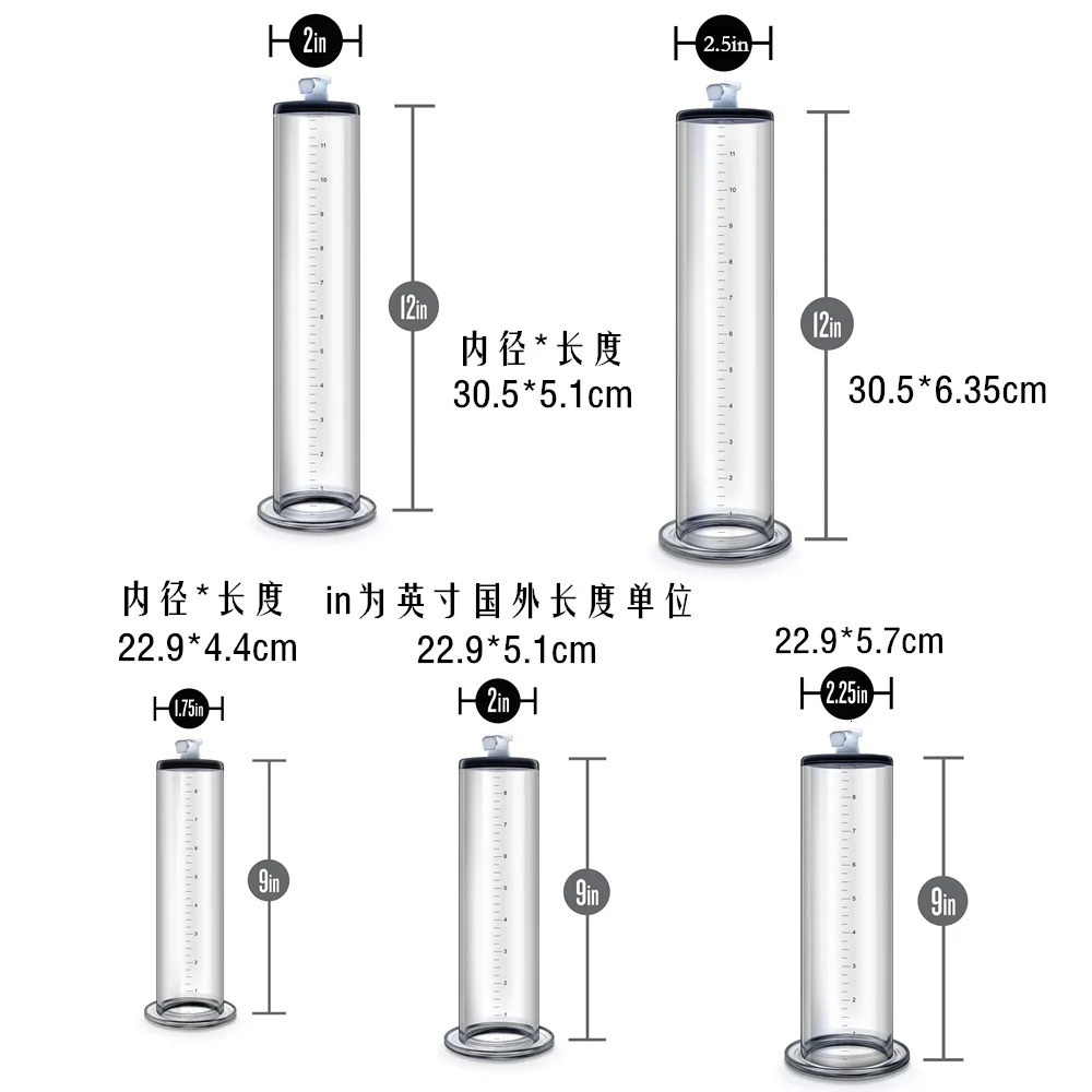 Male Penis Pump Physical Enlarger Enlargement Cock Extender Dick Trainer Vacuum For Men Glans Sex Toys 250210