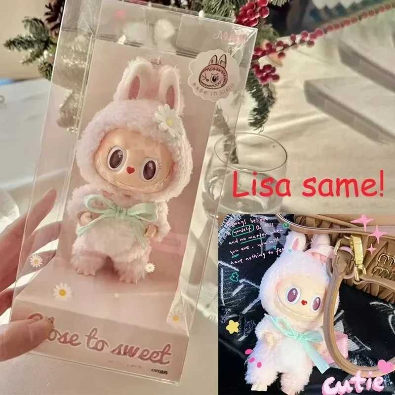 New Hot Cute Labubu The Monsters Toys Cardiac Macarone Kawai Surprise Gifts Toy Haruno Sweetheart Figure High Quality GiftC250310
