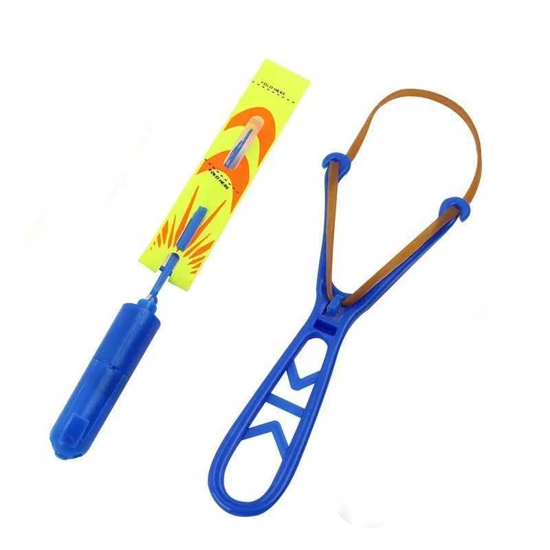 3/10Pcs Funny Luminous Slingshot Flying Arrow LED Light Up Flashing Dragonfly Glow for Kids Party Toys Gift To Brighten The Sky W250210