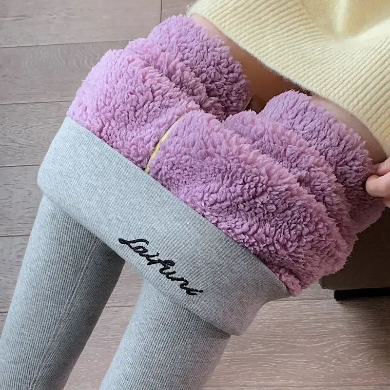 Winter Warm Legging Adding Velvet and Thickening Leggings Small Feet Pencil Pants Outdoor Wearling Casual Stretchy 250109Z