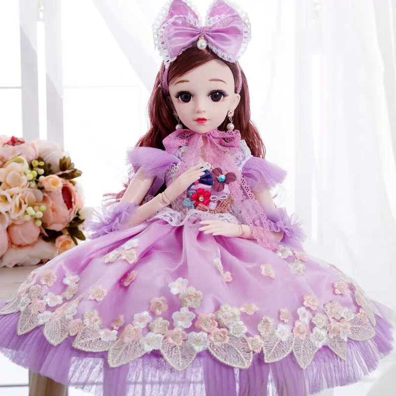 60cm Fashion Girl Dolls Large Handmade 1/3 Doll Full Set 15 Jointed Doll Girls Toys for Children Kids Gif Fashion Doll X250210