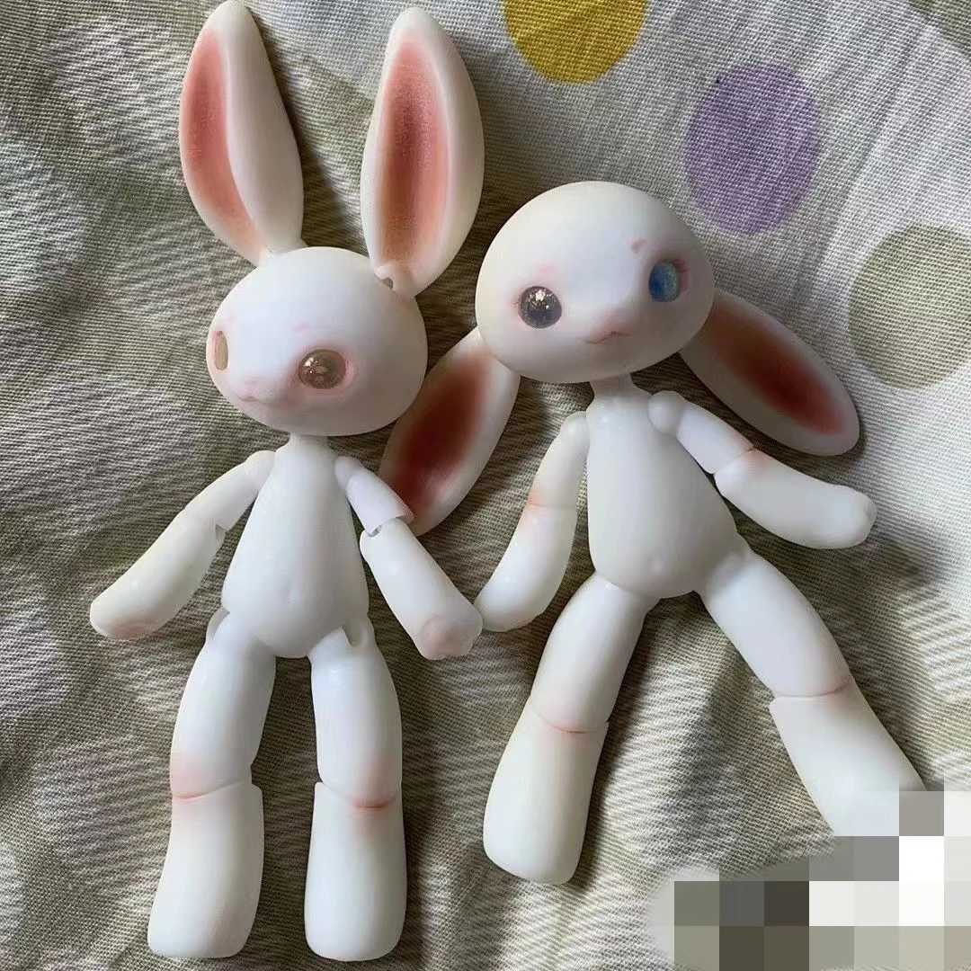 BJD Doll Pet Rabbit Action Figure Rabbit Knuckle Doll Cute Doll Pet 14cm X250210