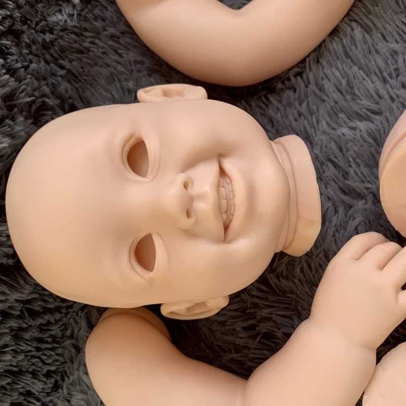 28inch Reborn Doll Kit Cammi Baby Toddler Smile Face Doll Parts Soft Touch Fresh Color With Body X250210