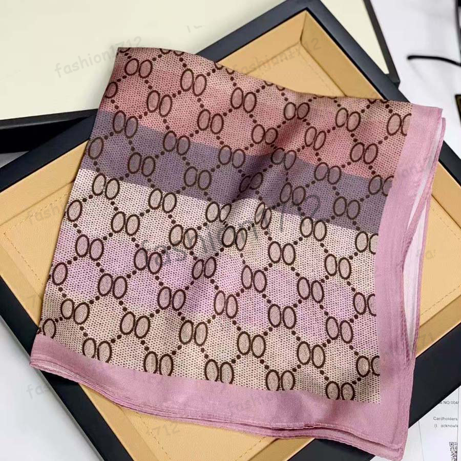 Women Designer Scarf Silks In the Spring Summer 2025 collection vibrant silk accessories Headband Multicolor print silk 90*90cm