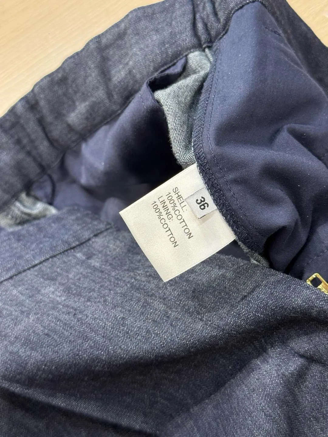 Spring high quality denim pant suits 250210