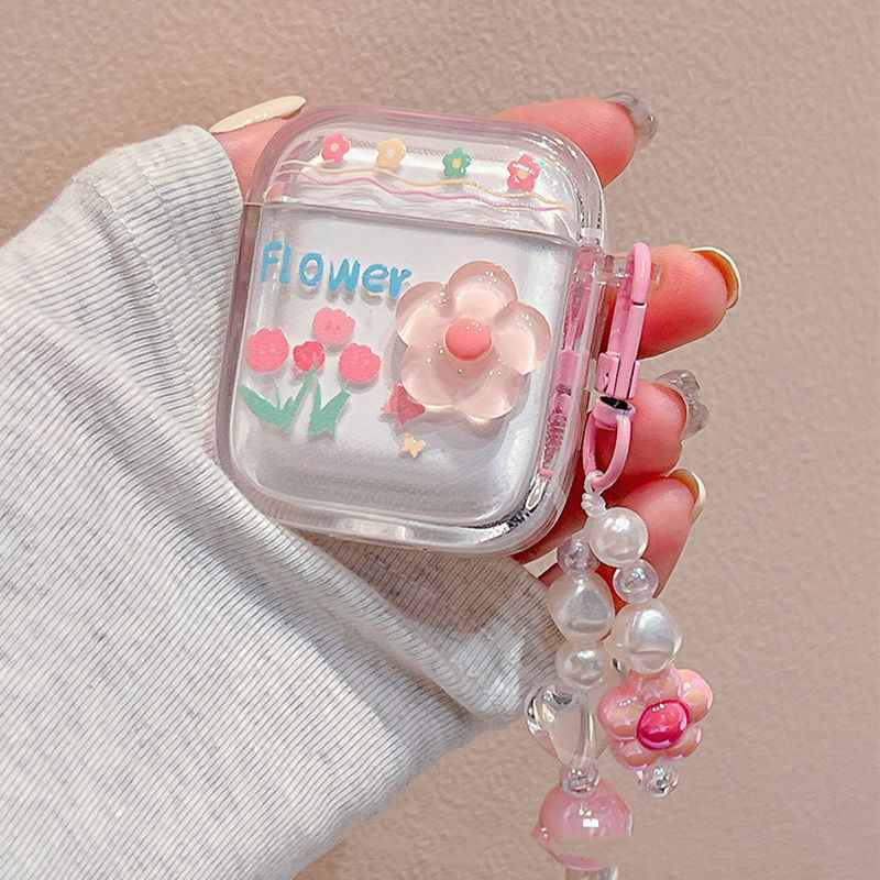Flower Suitable 3 Protective Case Earphone Cover Pro Apple Earphone Cover