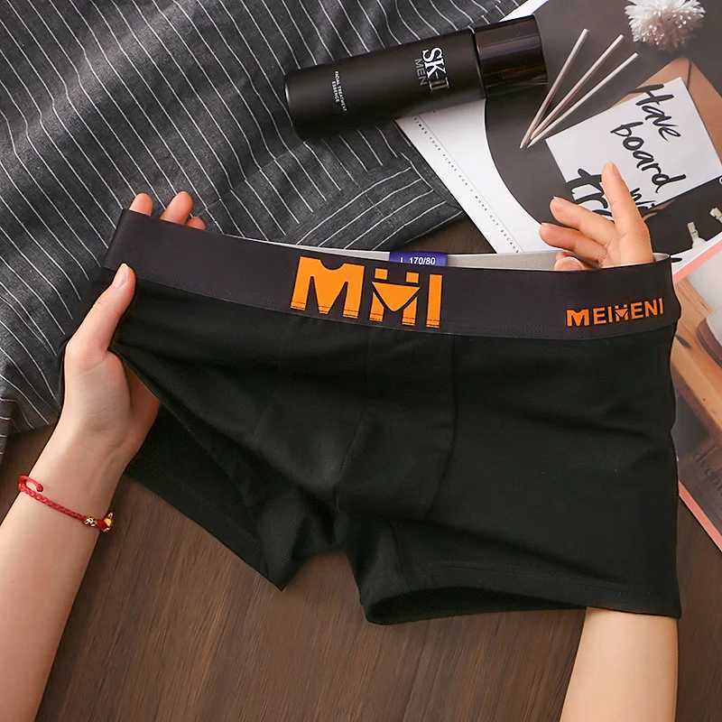 Fashion pure cotton underwear mens boxer mens underwear mens Cuecas mens boxing shorts M-3XL H008 W250210