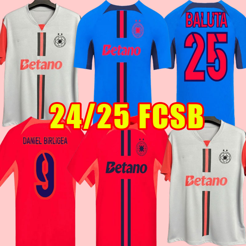 2024 2025 FCSB Soccer Jerseys Football Shirts - MICULESCU STEFANESCU Vitezistii 24 25 Romania Liga