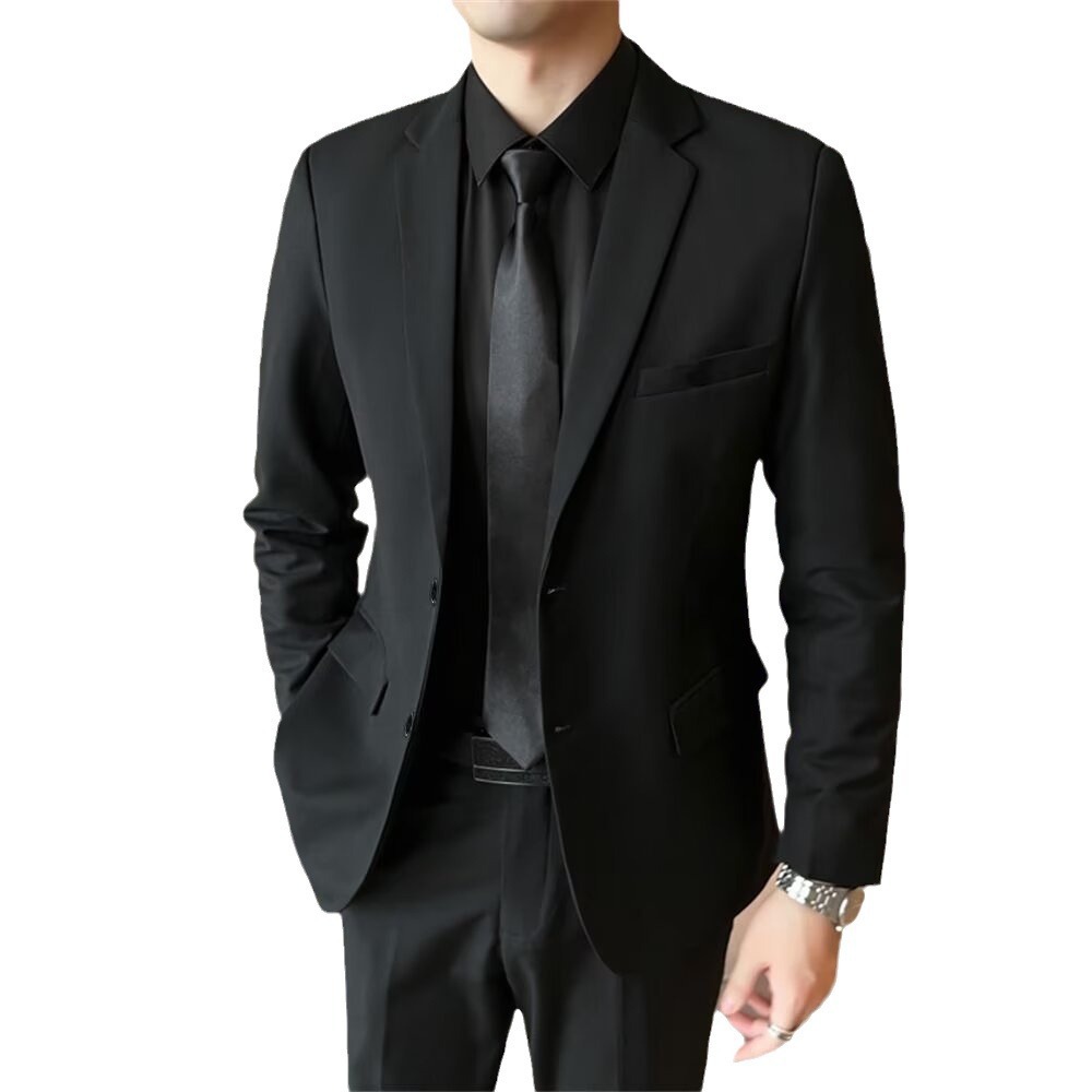 Y208Stylish Men's Small Suit Style Jacket Versatile Formal Wear for Weddings and Business Occasions