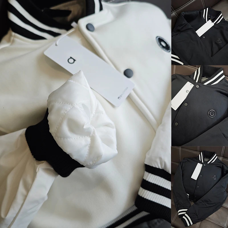 Cropped GOAT Jacket Womens Fashion Retro Letter Patch Full Button Ribbed Cuffs Slanted Pocket Warm Coat 250210