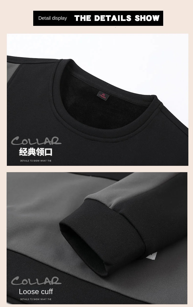 S-5XL Plus Spring Autumn Mens Hoodie Harajuku Korean Streetwear Sweatshirt Men Casual Men Clothing Trend Long Sleeve Hoodies 250210
