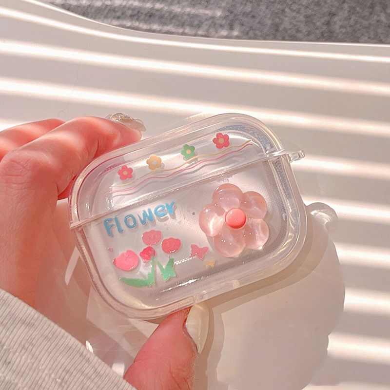 Flower Suitable 3 Protective Case Earphone Cover Pro Apple Earphone Cover