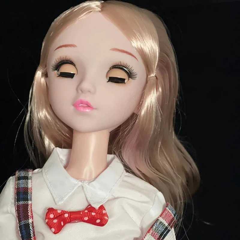 60cm Doll Blinking Eyes Winking Eyes Doll 1/3 BJD Doll with clothes Kids Girls Dolls Toy Gift X250210
