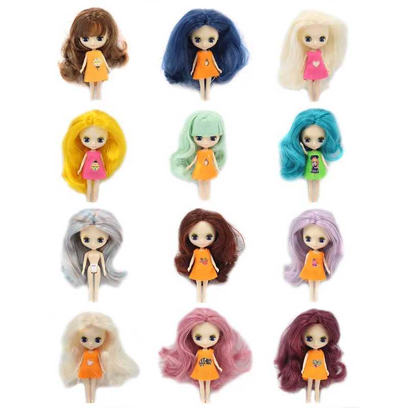 ICY DBS Mini Blyth Doll many kinds of hair colors clothes random Petite BJD X250210