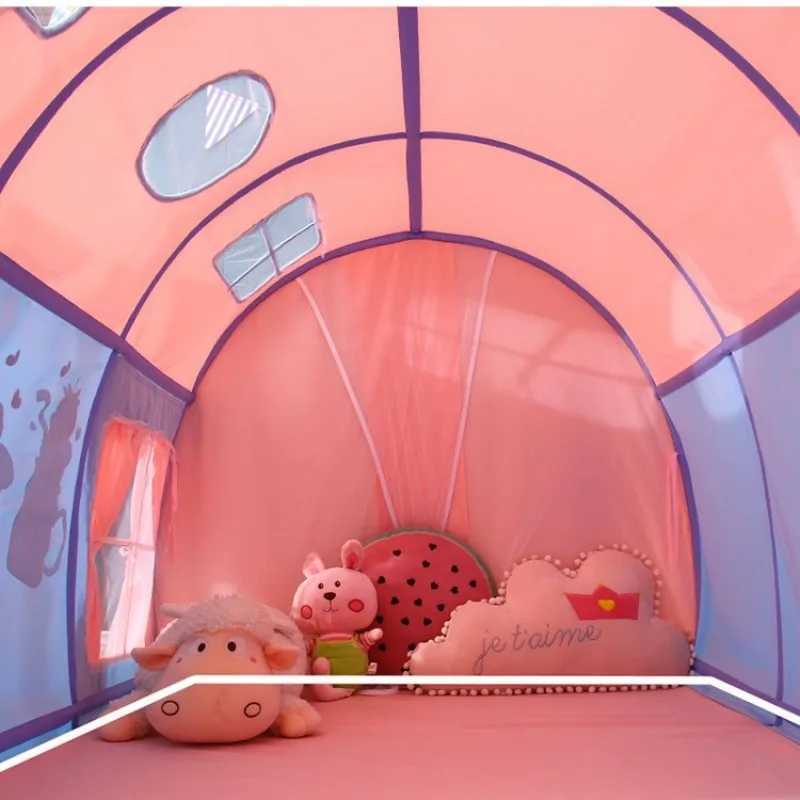 Large Kids Play House Tent With Window Portable Children Bed Tent For Boys Girls Indoor Play Game House Castle X250210