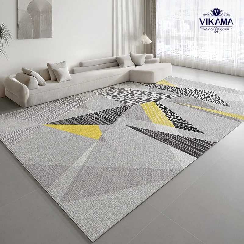 VIKAMA 2024 Modern Carpet Living Room Children Carpet Bedroom Bedsides Carpet Large Area Lounge Rug Coffee Table Rugs Home Decor Y250210