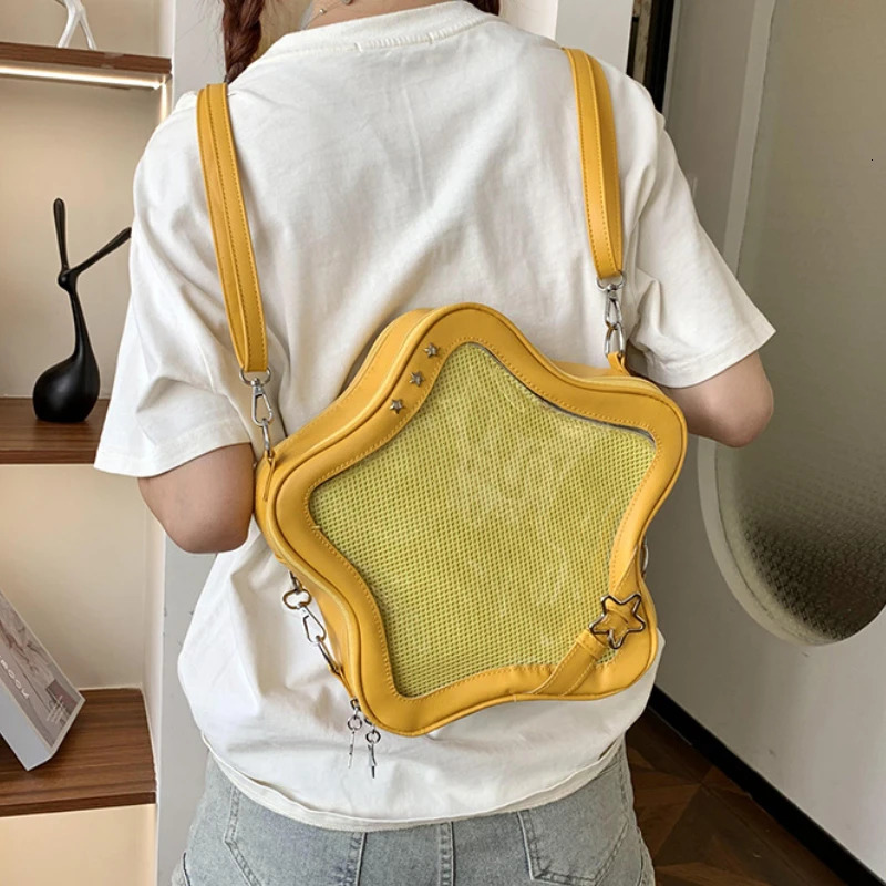Ita Bag Backpacks 2025 Transparent School Bag for Women Sweet Chic Star Crossbody Bag Display Autumn Bolsa 250207