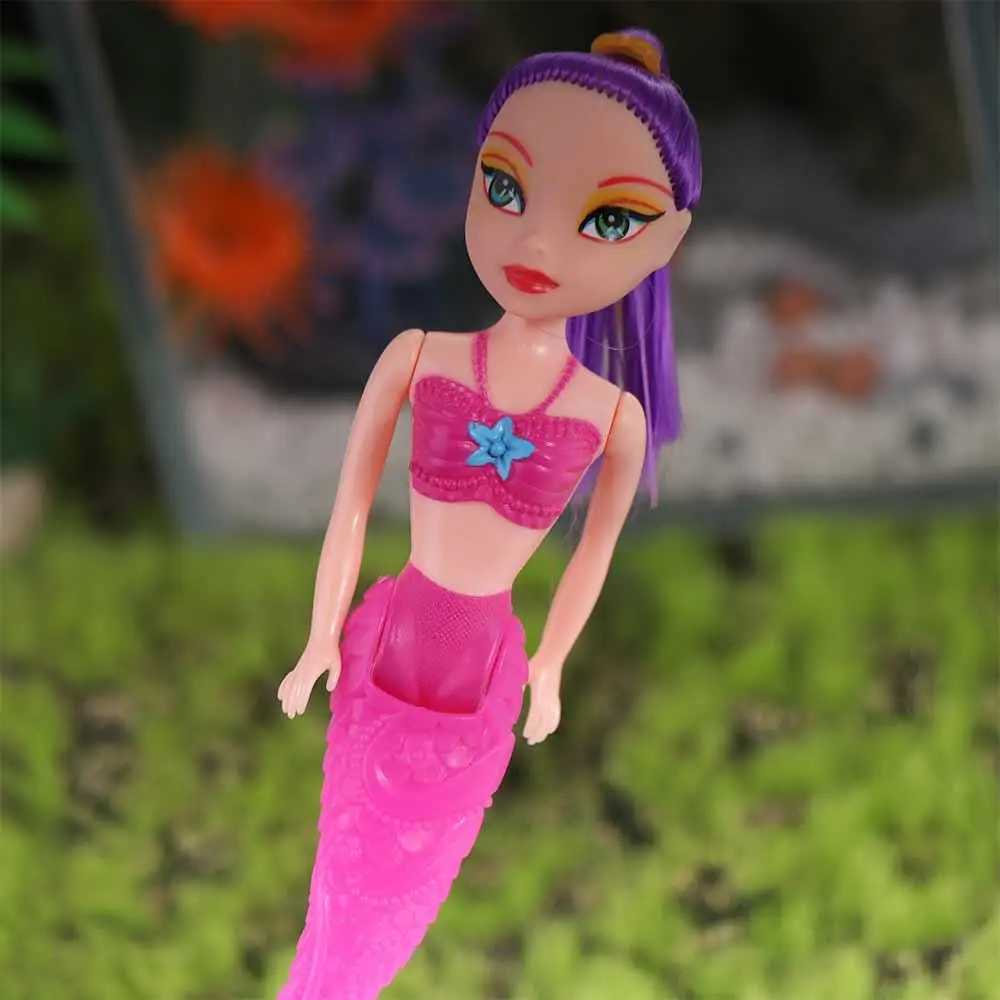 free shipping ics For Kids Birthday Present Birth Gift ic Girls Toy Mermaid Princess Fairy Doll Swimming Pool Toys