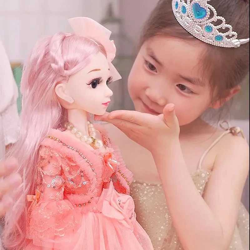 60cm Fashion Girl Dolls Large Handmade 1/3 Doll Full Set 15 Jointed Doll Girls Toys for Children Kids Gif Fashion Doll X250210