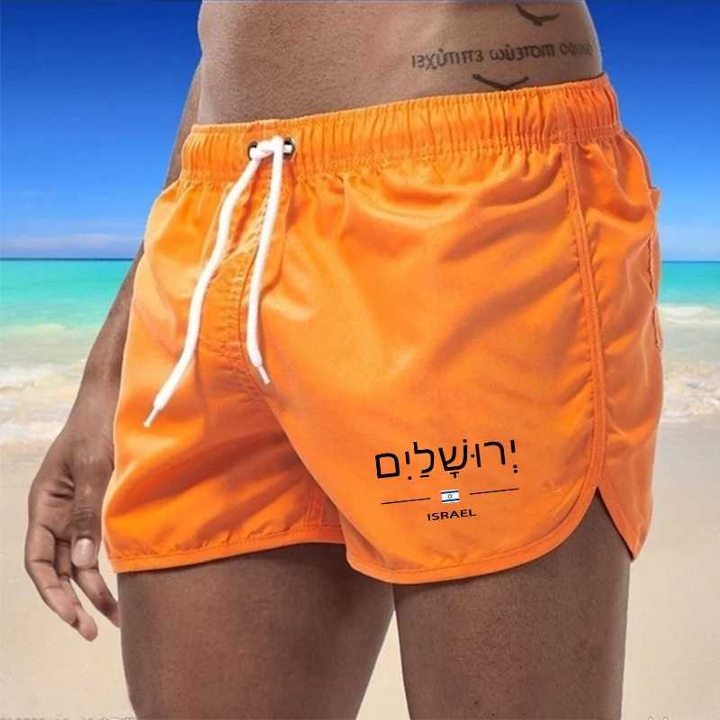 Summer Hot Sales Swim Shorts Mens Beach Shorts Men Loose Comfortable Style Daily Bathing Suit Man Ventilate Gym Clothing SeasideXJ250211