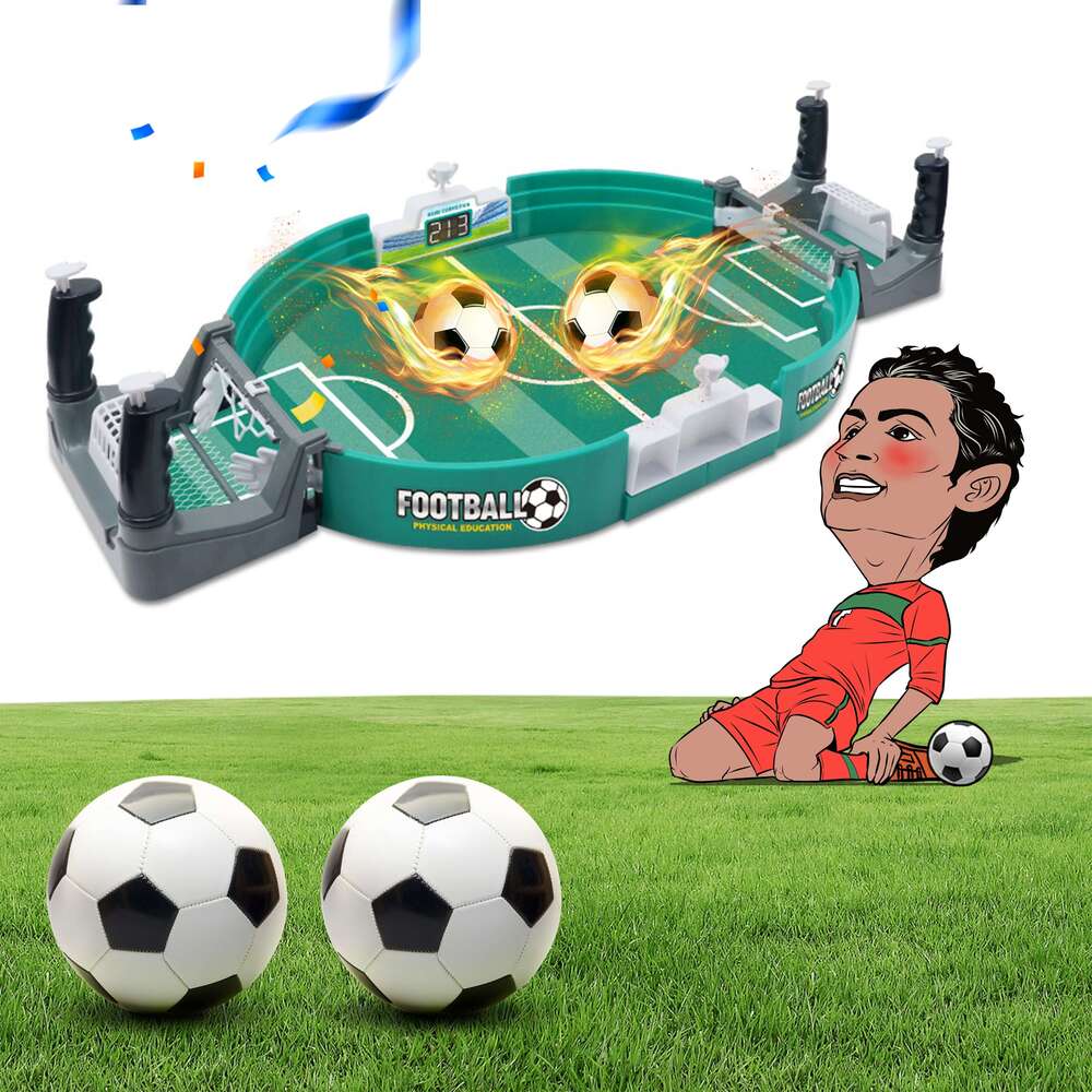 Two-Player Educational Board Football Game for Parent-Child Interactions & Family Bonding