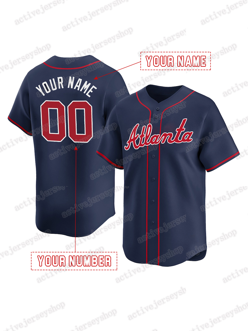 Michael Harris II 2025 Jerseys Ronald Acuna Jr. Spencer Strider Austin Riley Chris Sale Ozzie Albies Matt Olson