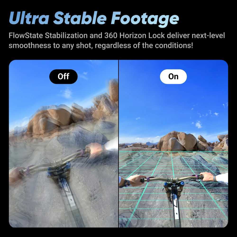 Insta360 X4 - 8K Waterproof 360 Action Camera 4K Wide-Angle Video Invisible Selfie Stick Removable Lens Guards 135 Min Last X250210