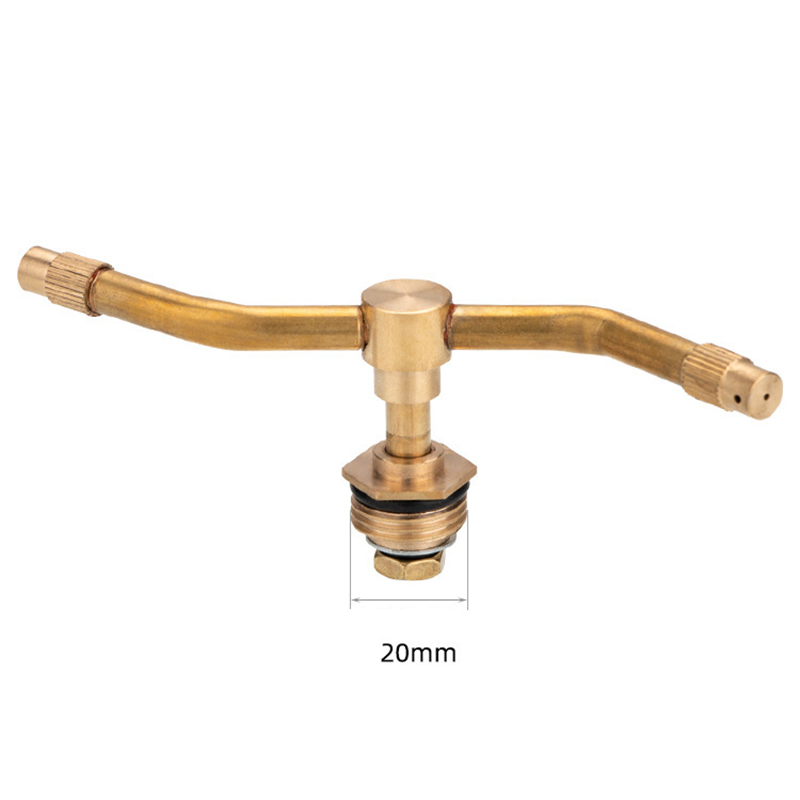 Automatic Copper Sprinkler System with Three-Point Spray Design - Ideal for Lawns & Garden Irrigation