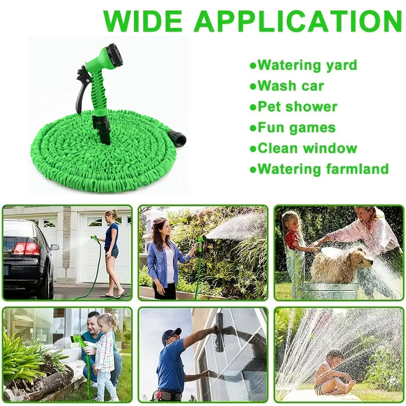 Heavy Duty European Style Retractable Carwash and Garden Irrigation Hose