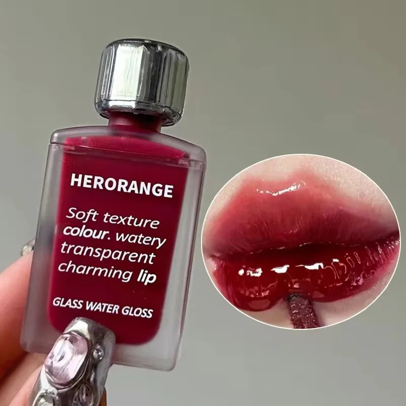 6 Color Water Mirror Gloss Lip Glaze Natural Lasting Hydrating Moisturizing Not Easy To Take Off Makeup Liquid Lipstick Cosmetic 250113