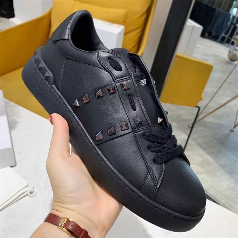 Unisex Designer Casual Leather Shoes - Versatile Board Sneakers for Spring & Summer