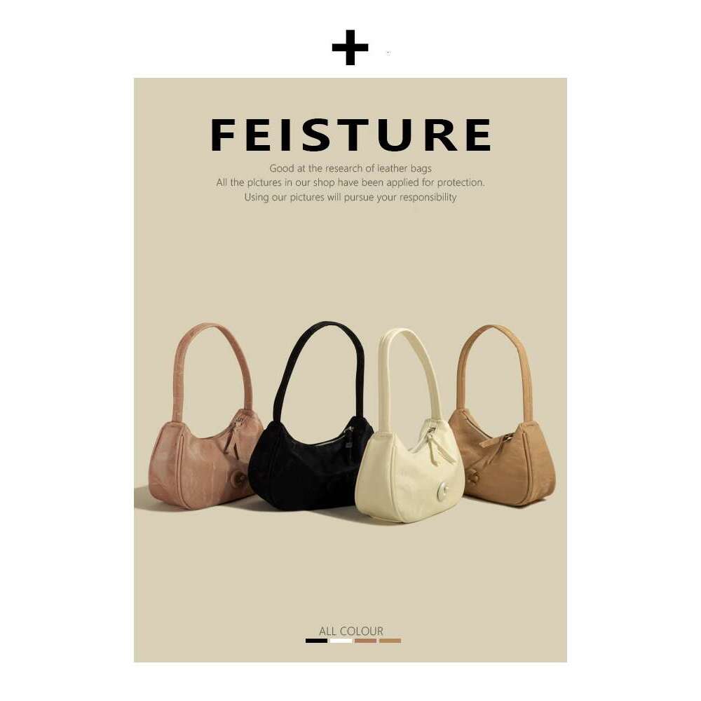 Women's Bags Non pool women's work niche single shoulder crescent bag